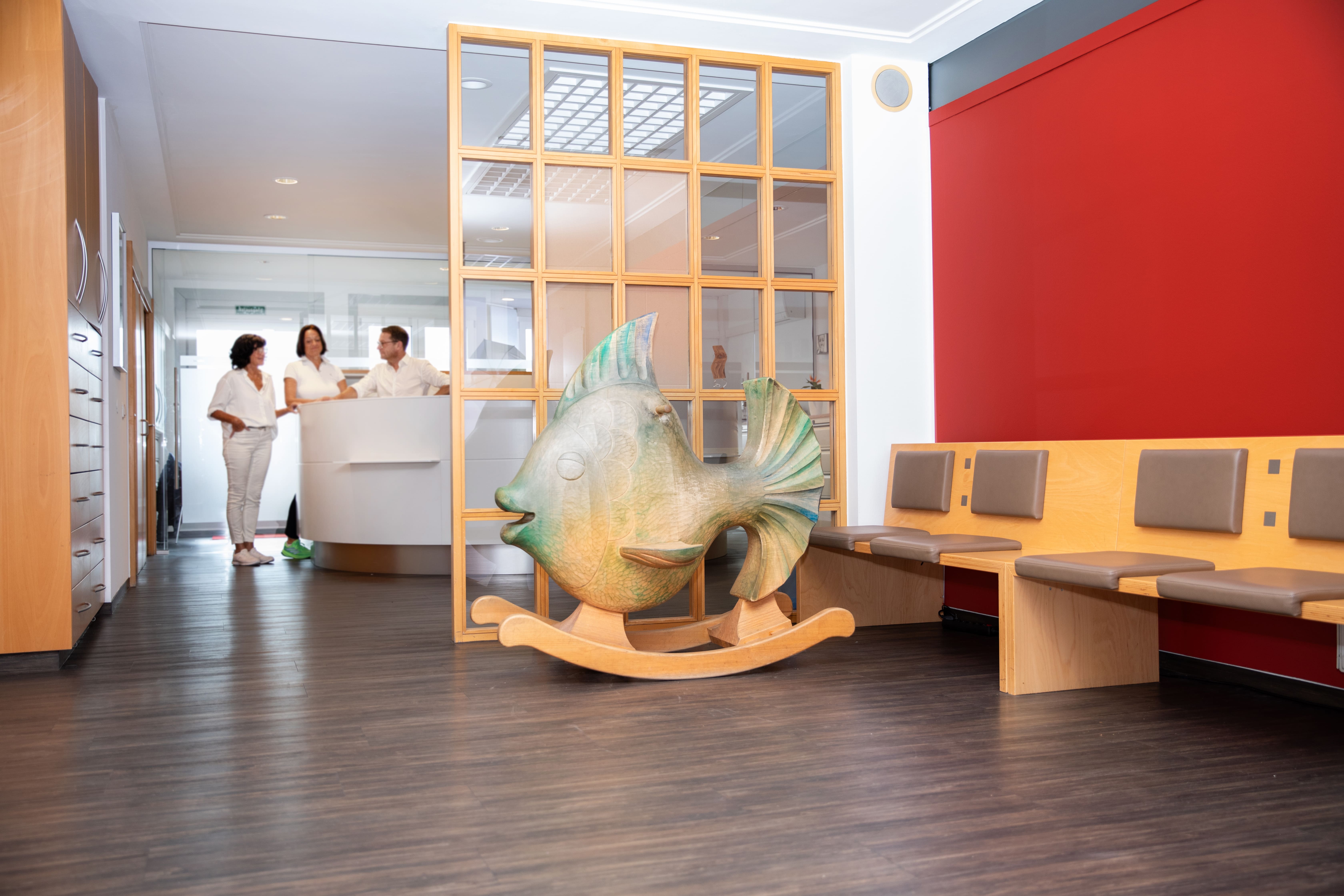 Gemütlicher Wartebereich